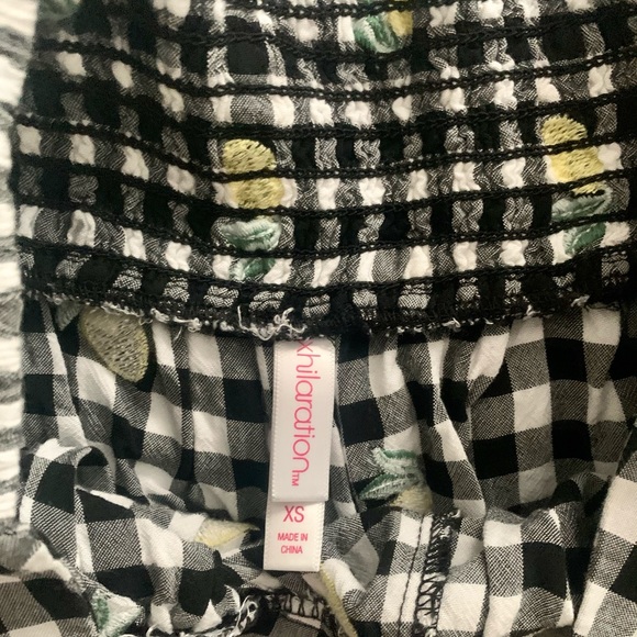 GINGHAM LEMON CROP AND SHORT SET - Picture 4 of 6